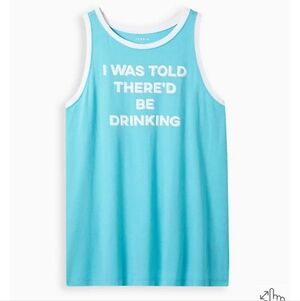 🆕️🍹" I WAS TOLD THERE'D BE DRINKING" HUMOUROUS MUSCLE TANK🍹